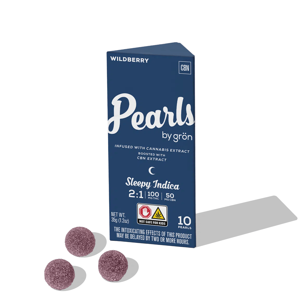 Wildberry 2:1 THC|CBN Pearls By Grön | Edibles | 100mg