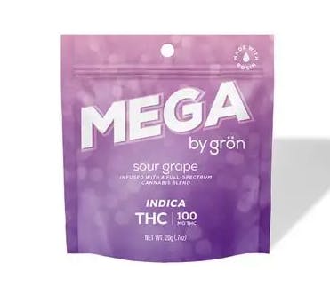 Gron - Sour Grape Mega Pearl 100mg THC