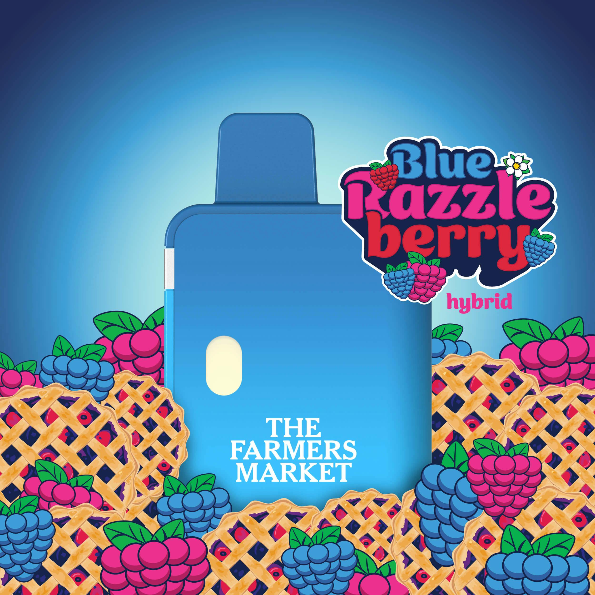 The Farmers Market - Blue Razzle Berry - Disposable -