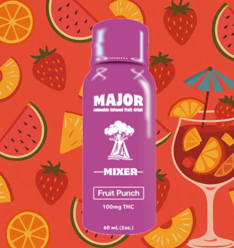 Major - Fruit Punch - 100mg Cannabis Infused Shot