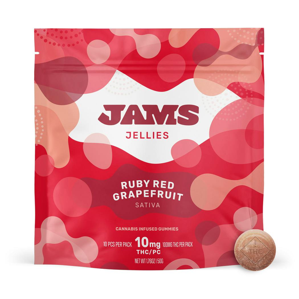 Ruby Red Grapefruit I 10 Pack I 100mg I JAMS