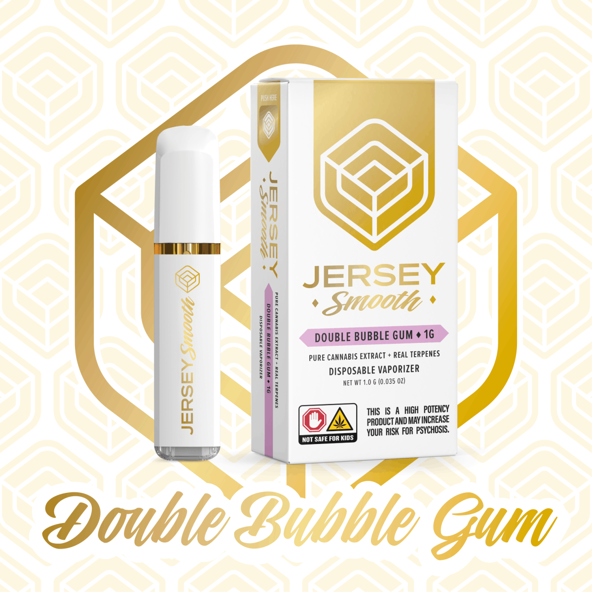 Jersey Smooth - Double Bubble Gum - Disposable -