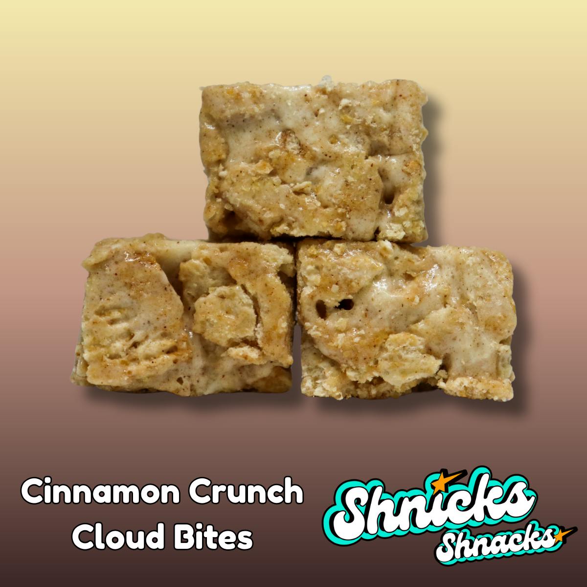 Shnicks Shnacks - Cinnamon Crunch Cloud Bites - 100mg
