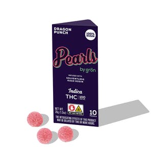 Dragon Punch Hash Rosin Pearls, 100mg, 10pk