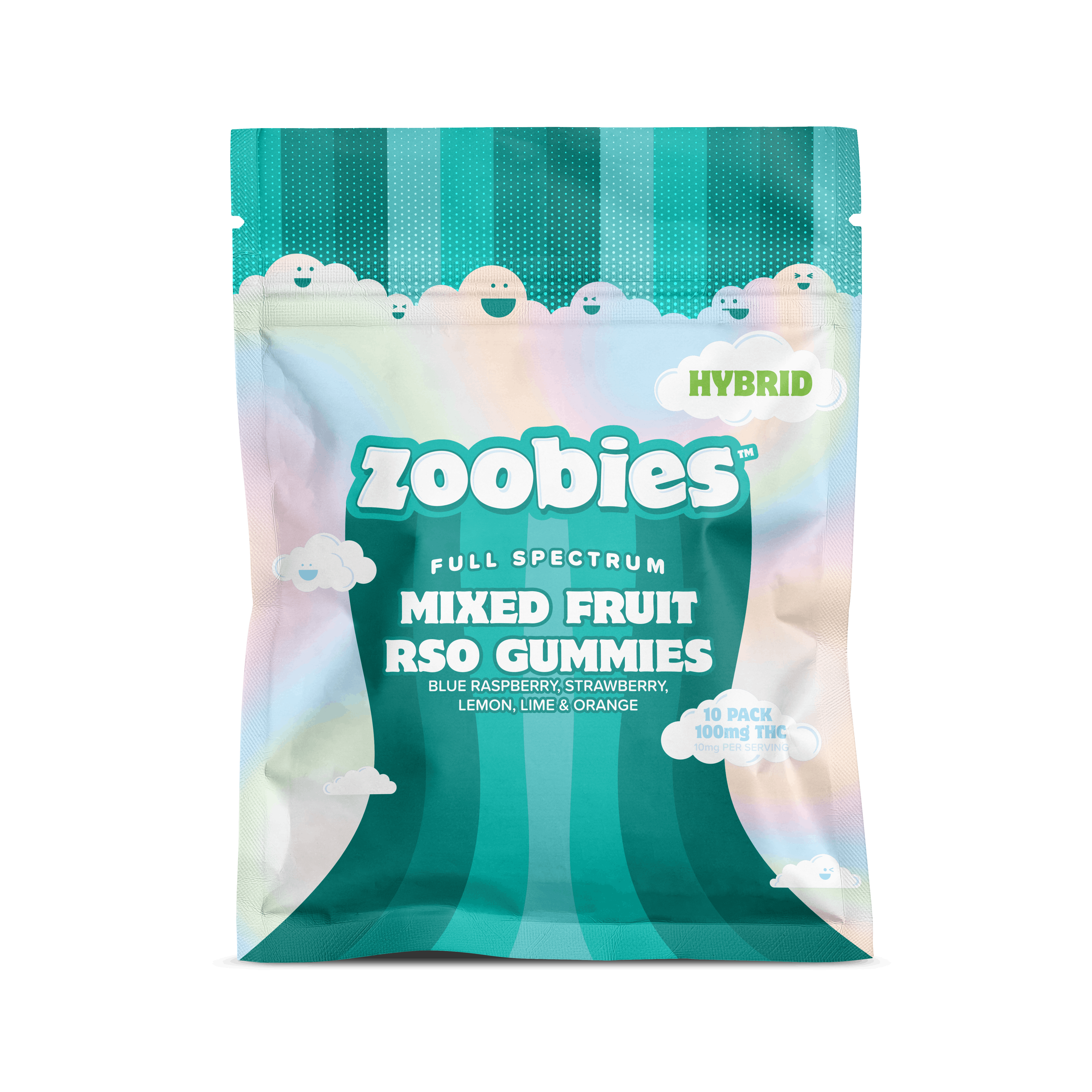 Zoobies - RSO Hybrid Mixed Fruit Gummies - 10pk