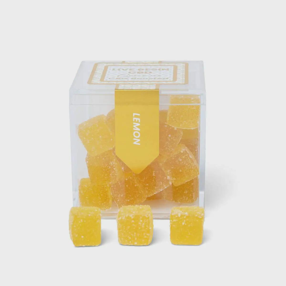 Lemon Live Resin - Hemp Gummies