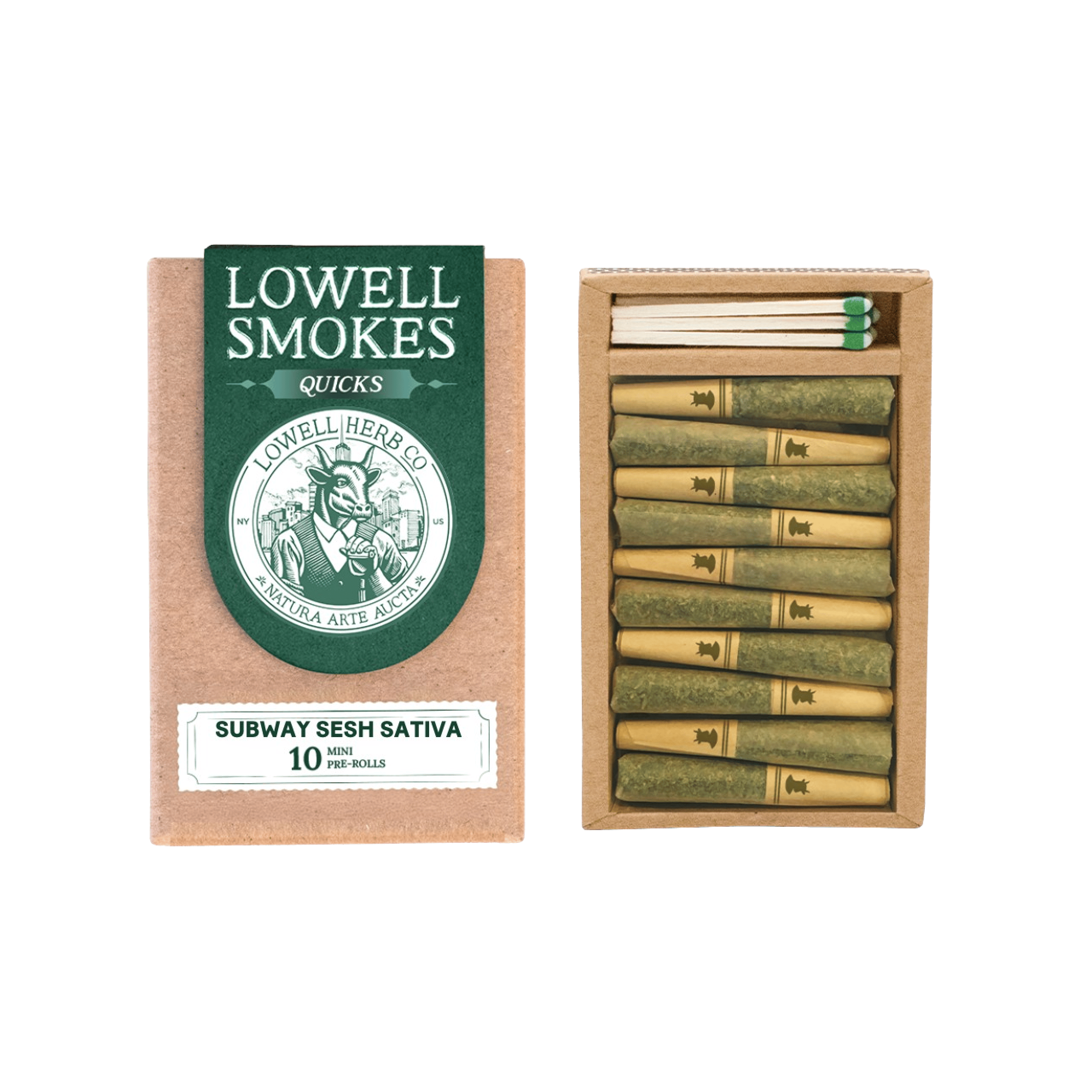 Lowell | Subway Sesh Minis | Preroll 10pk | 3.5g
