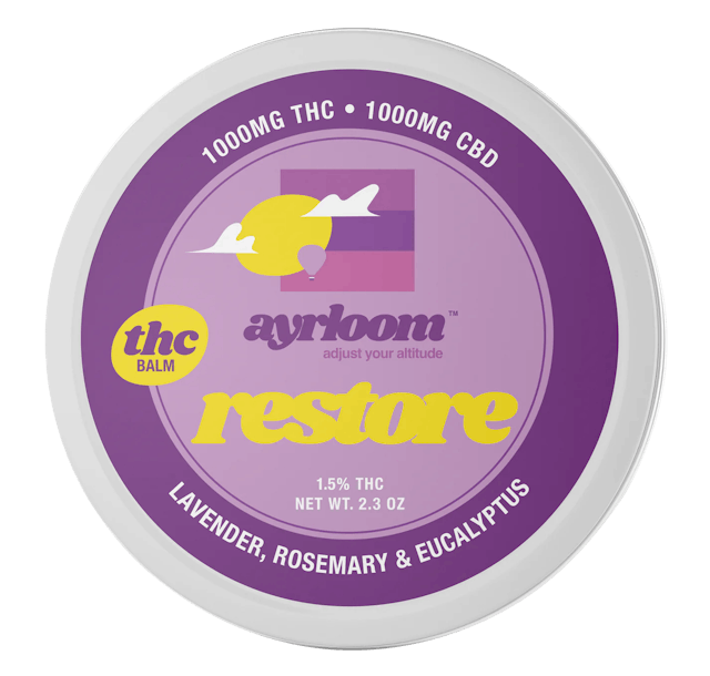 Ayrloom | Topical | 1:1 | Restore Balm Lavender, Rosemary & Eucalyptus 1000mg