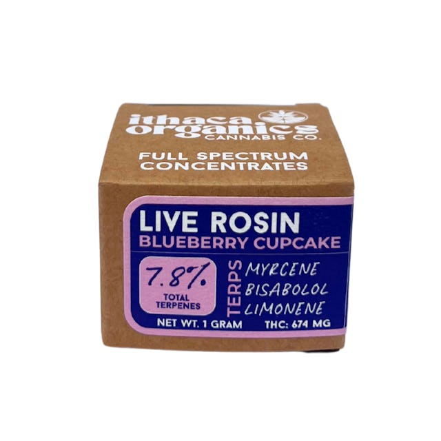 Ithaca Organics | Live Rosin | 1g | Blueberry Cupcake