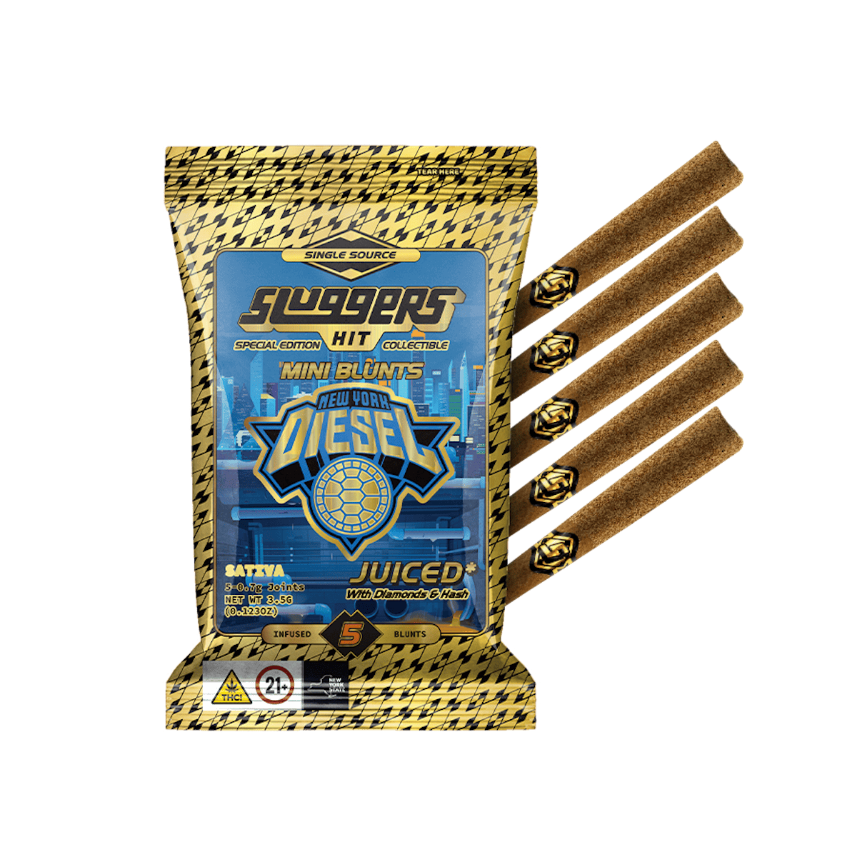 Sluggers | Blunt | 5pk | 3.5g | Infused NY Diesel