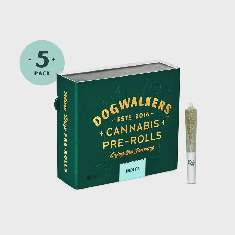 Dogwalkers - Dulce De Uva x Sherbanger - 5pk Pre Rolls - 1.