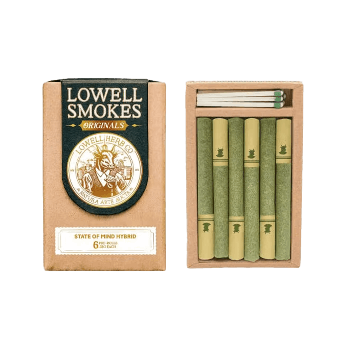 Lowell | Preroll | 6pk | 3.6g | State of Mind
