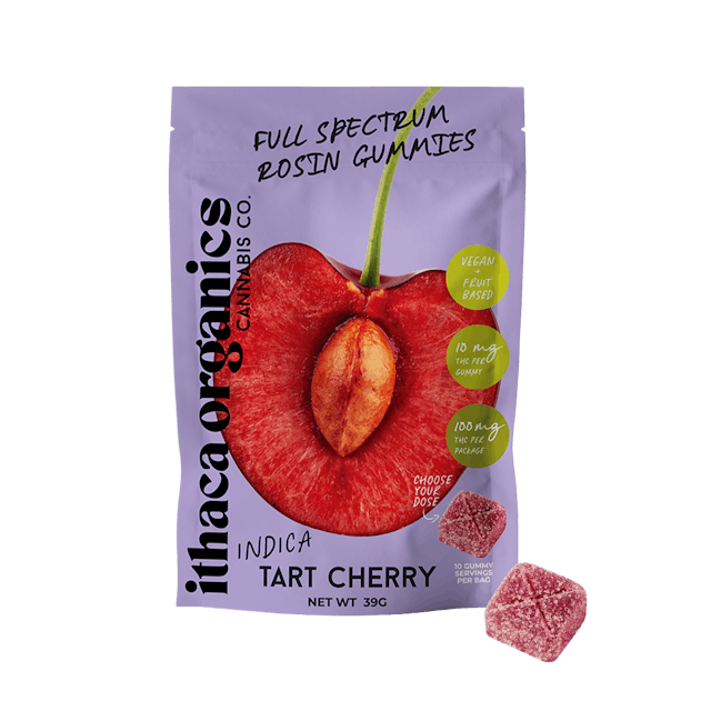 Ithaca Organics | Gummy | 10pk | 100mg | Rosin Tart Cherry