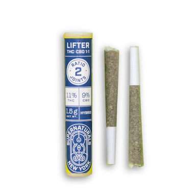 Supernaturals | Preroll | 2pk | 1.5g | Lifter 1:1 (THC:CBD)