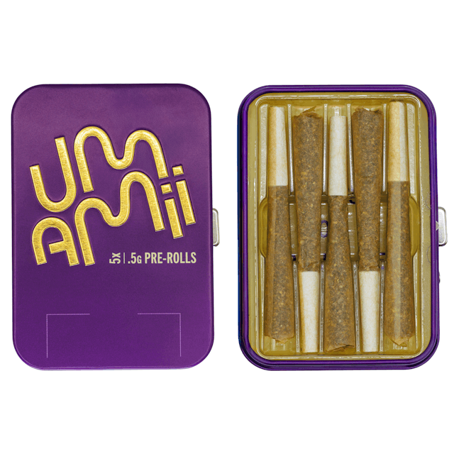 Umamii | Preroll | 5pk | 2.5g | Hash Infused Lemon Pepper