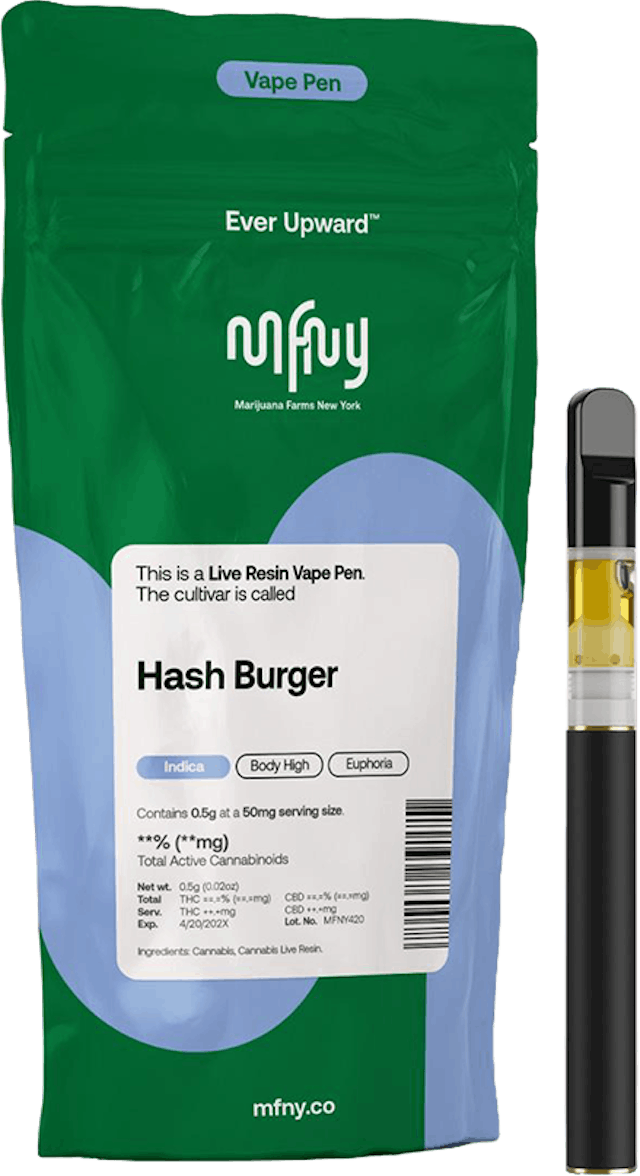 MFNY | Vape | .5g AIO | Live Resin Hash Burger