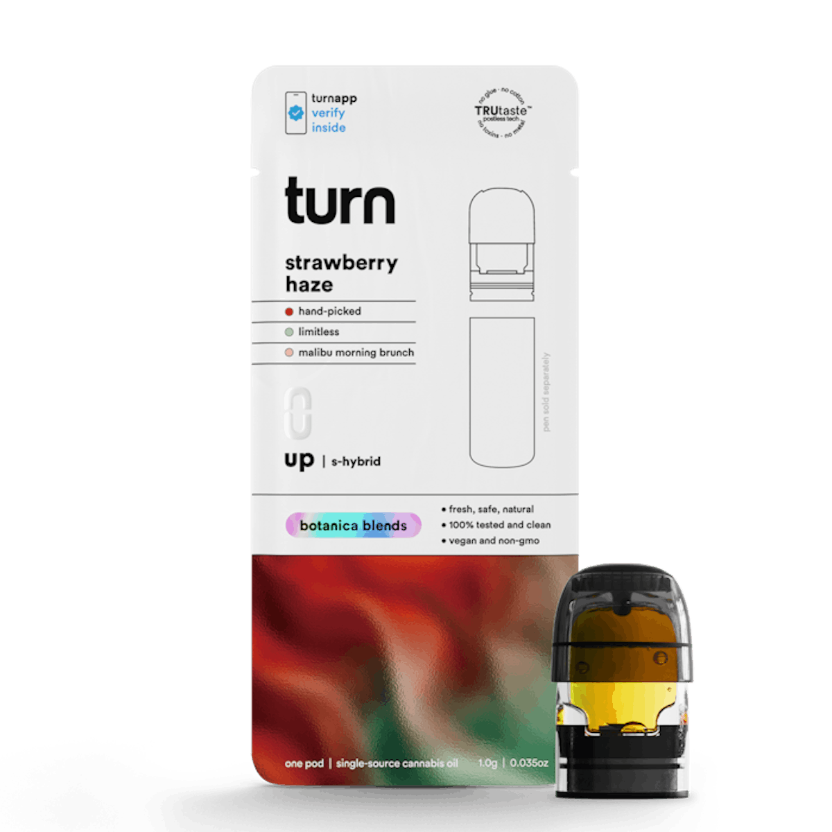 Turn | Vape | 1g Pod | Strawberry Haze