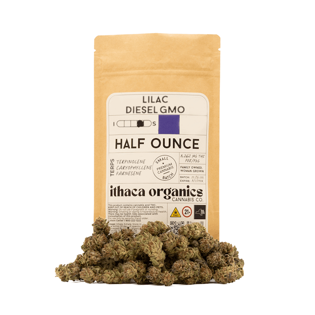 Ithaca Organics | Flower | 14g | Lilac Diesel GMO
