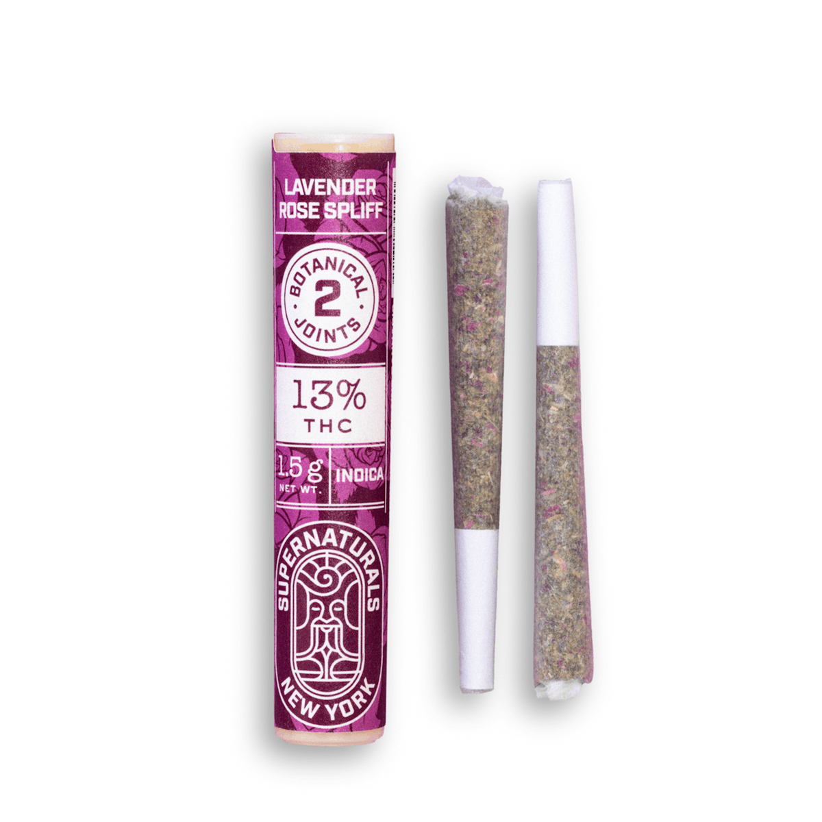 Supernaturals | Botanical Preroll | 2pk | 1.5g | Lavender Rose Spliff