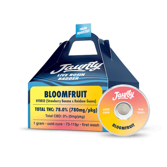 Jaunty | Cold Cure Live Rosin Badder | 1g | BloomFruit