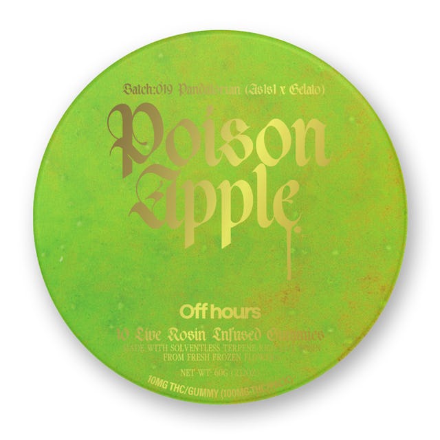 Off Hours | Gummy | 10pk | 100mg | Live Rosin Pandalorian Poison Apple