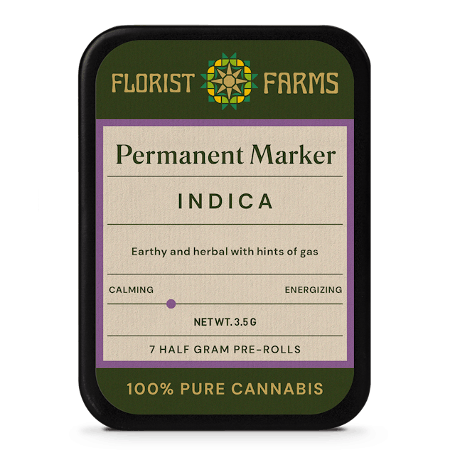 Florist Farms | Preroll | 7pk | 3.5g | Permanent Marker
