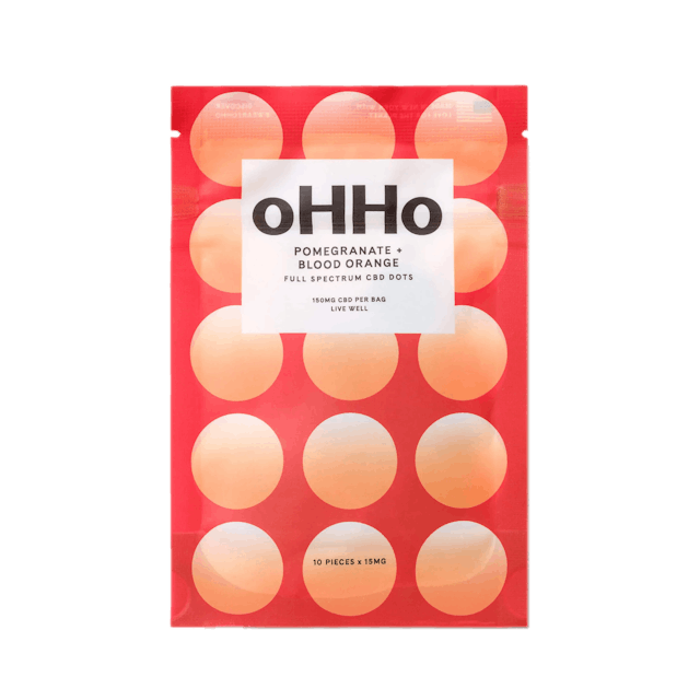OHHO | Gummy | Pomegranate x Blood Orange Dots | 10pk | 150mg