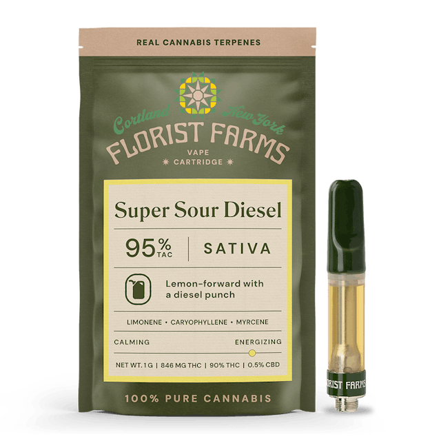 Florist Farms | Vape | 1g Cart | Super Sour Diesel