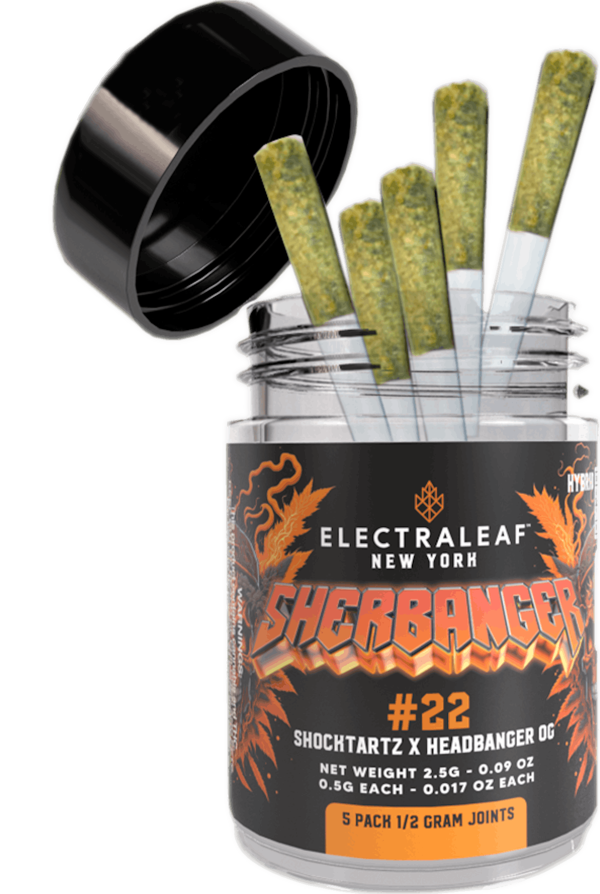 Electraleaf | Preroll | 5pk | 2.5g | Sherbanger