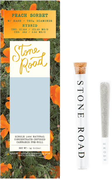 Stone Road | Preroll | 1g | Infused Peach Sorbet