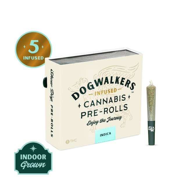 Dogwalkers | Preroll | 5pk | 2.25g | Infused Kosher Kush