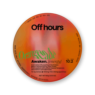 Off Hours | Gummy | 10pk | 100mg | AWAKEN Orangeade (THC:THCV)