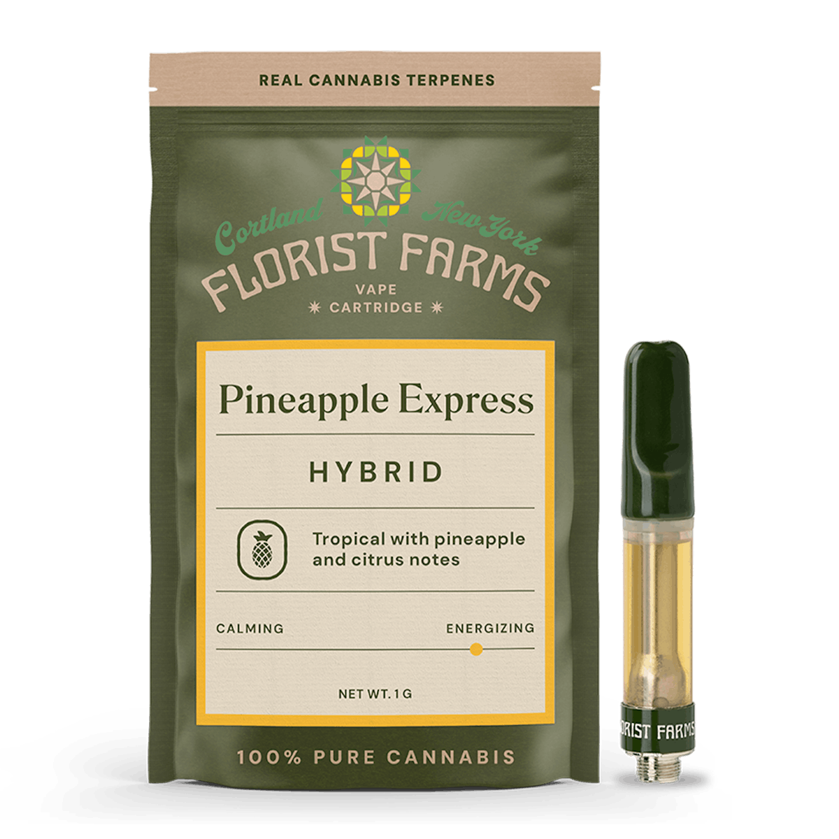 Florist Farms | Vape | 1g Cart | Pineapple Express