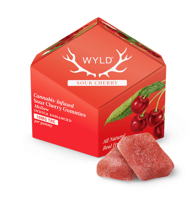 WYLD | Gummy | 10pk | 100mg | Sour Cherry