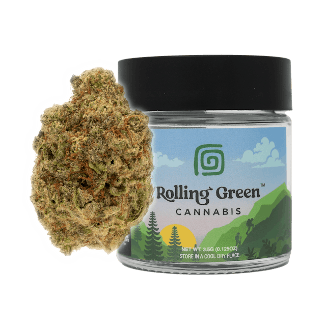 Rolling Green | Flower | Value Jar | 3.5g | Cali Kush