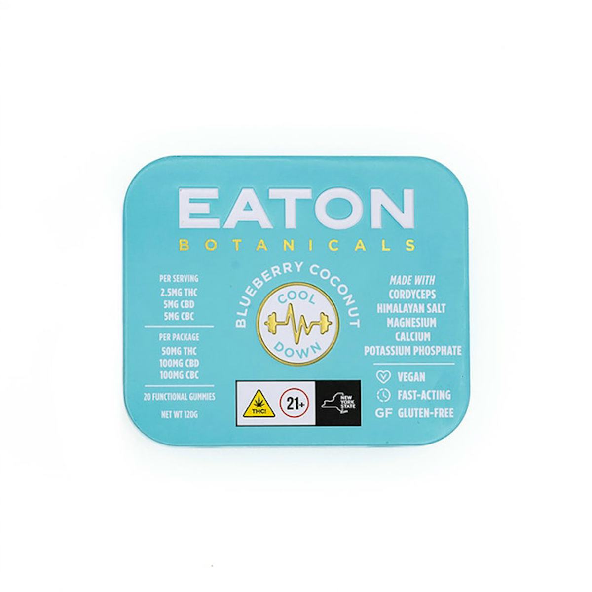 Eaton Botanicals | 20pk | 50mg | Cool Down Blueberry Coconut