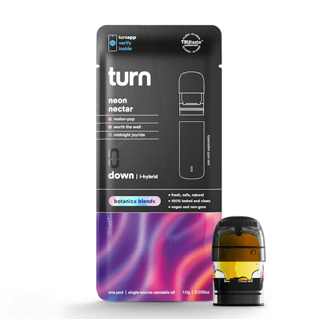 Turn | Vape | 1g Pod | Neon Nectar