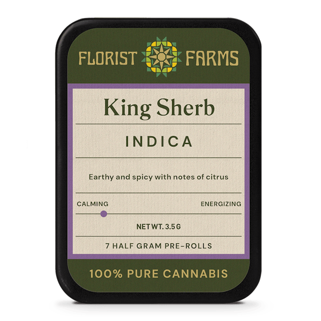 Florist Farms | Preroll | 7pk | 3.5g | King Sherbert