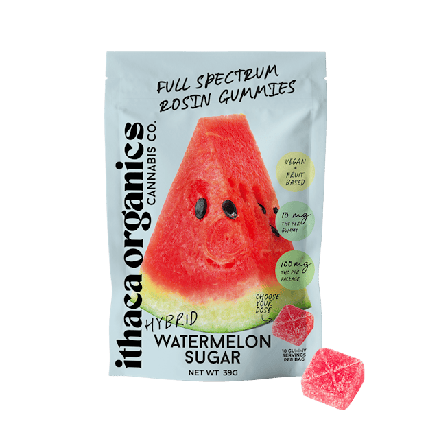 Ithaca Organics | Gummy | 10pk | 100mg | Rosin Watermelon Sugar