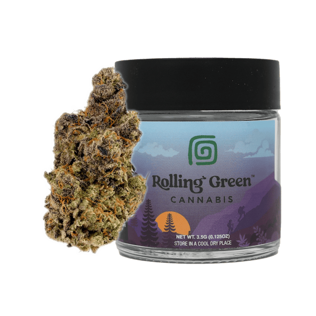 Rolling Green | Flower | Premium Jar | 3.5g | 91 Octane