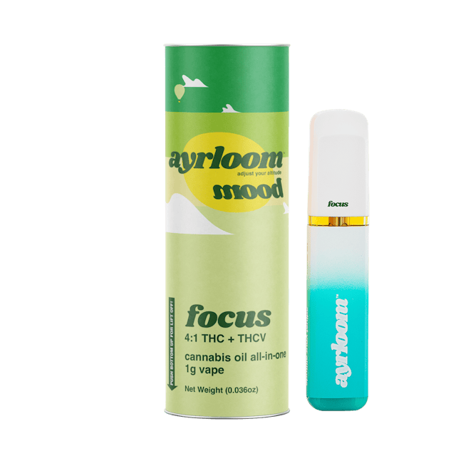Ayrloom | Vape | 1g AIO | Focus 4:1 THCV