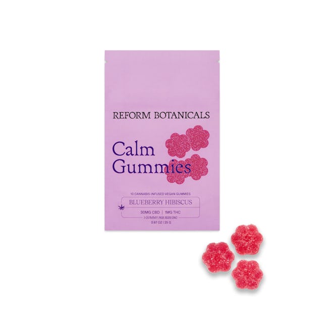 Reform Botanicals | CBD | 10pk | Calm - Blueberry Hibiscus | 1mg THC : 30mg CBD