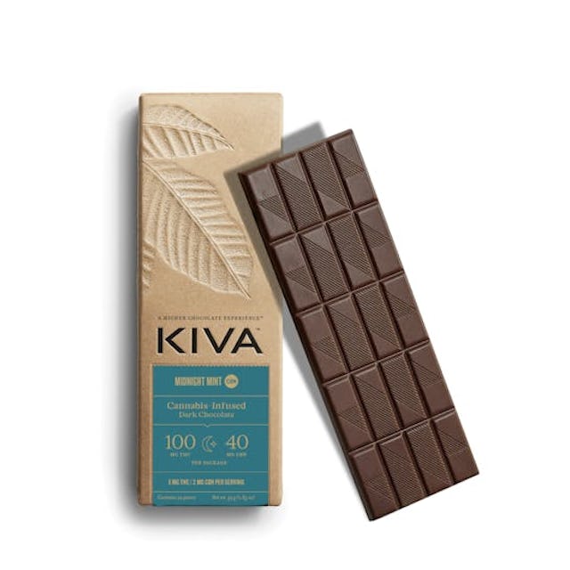 Kiva | 100mg | Dark Chocolate - Midnight Mint