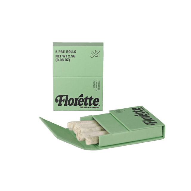 Florette | Preroll | 5pk | 2.5g | White Fire Durban