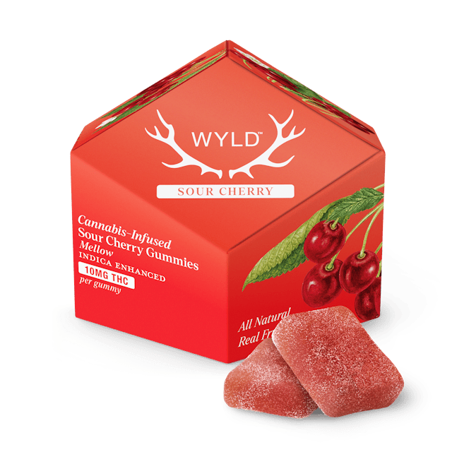 WYLD | Gummy | 10pk | 100mg | Sour Cherry