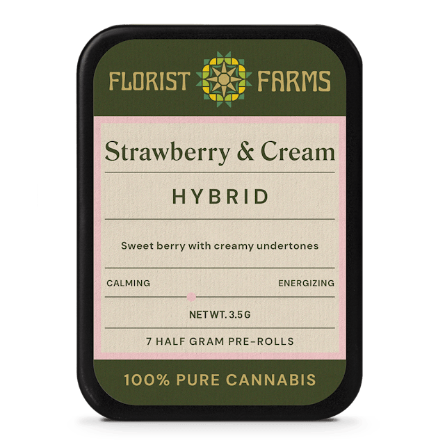 Florist Farms | Preroll | 7pk | 3.5g | Strawberry & Cream