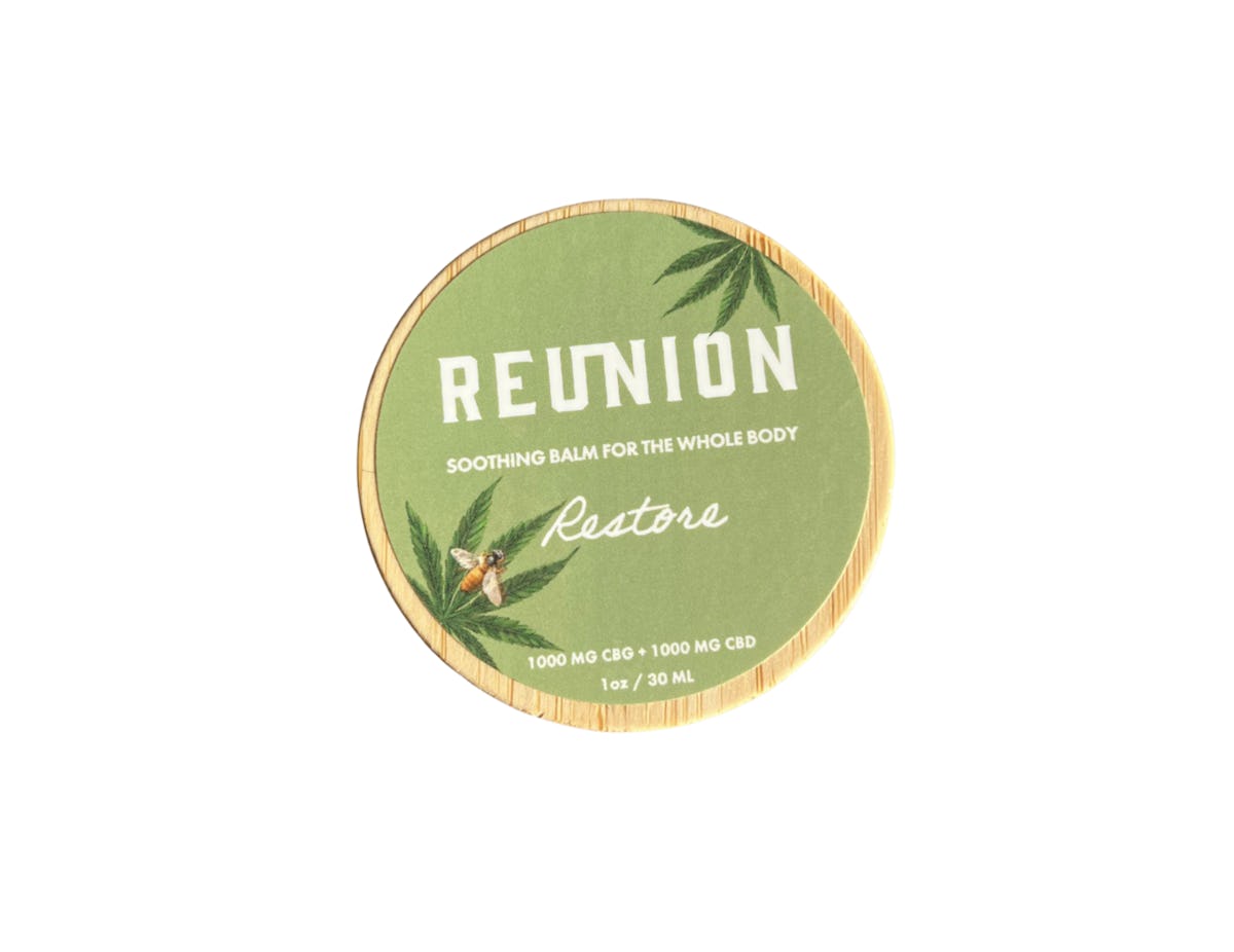 Reunion | Topical | 2000mg | Restore 1:1 (CBG:CBD)