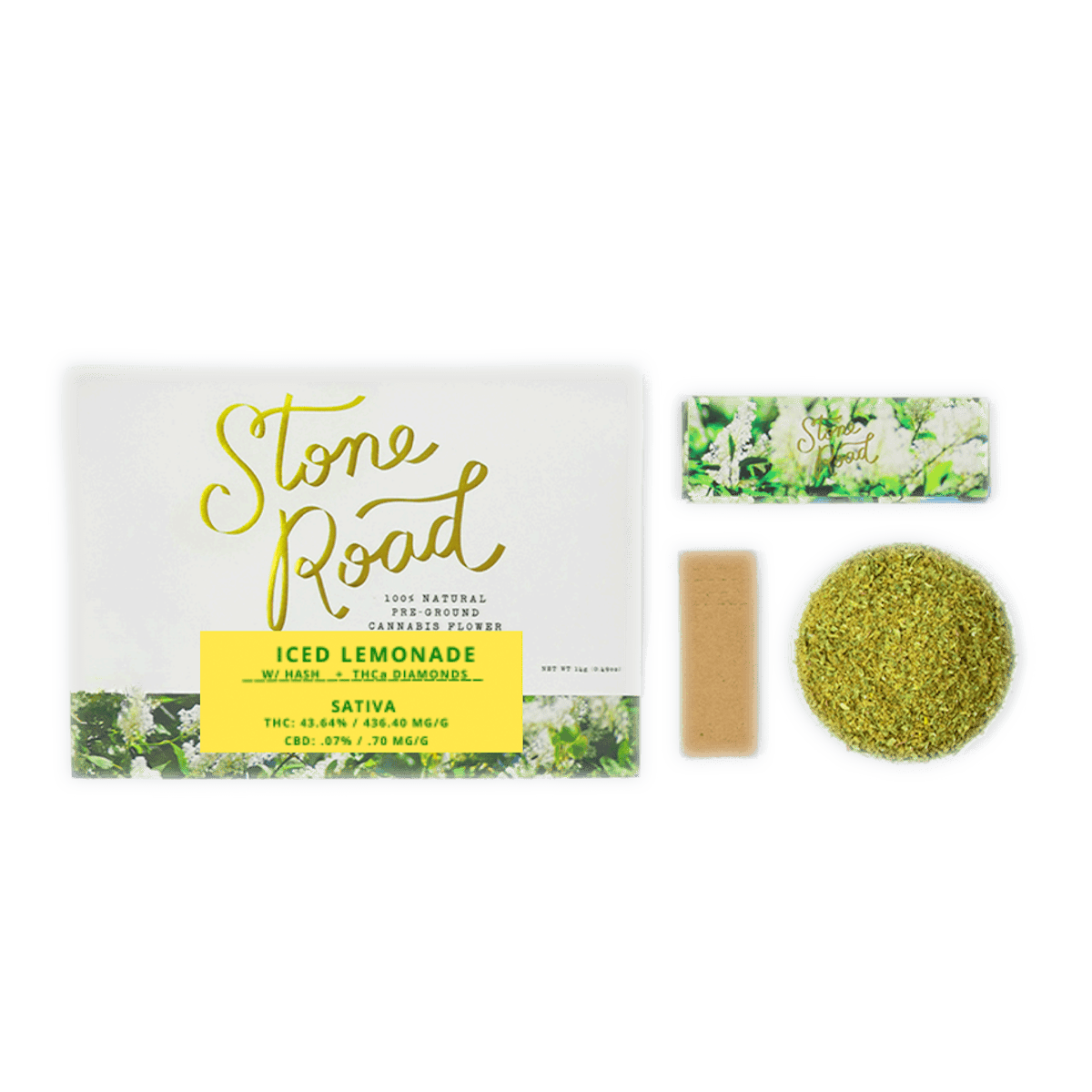 Stone Road | Flower | 14g | Infused Pre-Ground Iced Lemonade