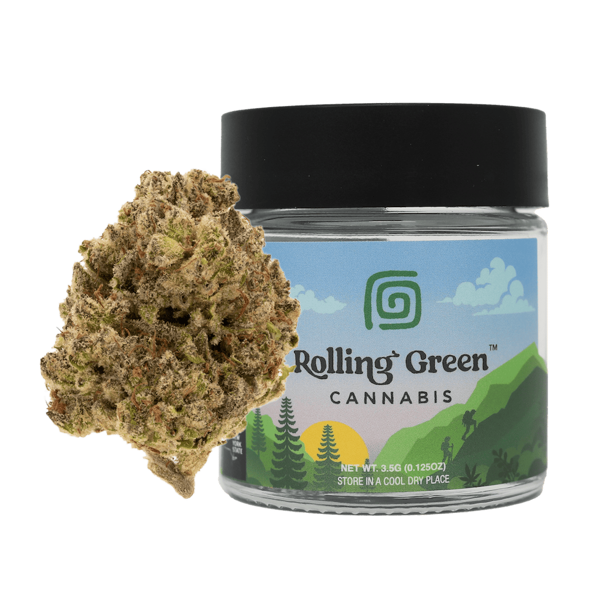 Rolling Green | Flower | Value Jar | 3.5g | Gluttony