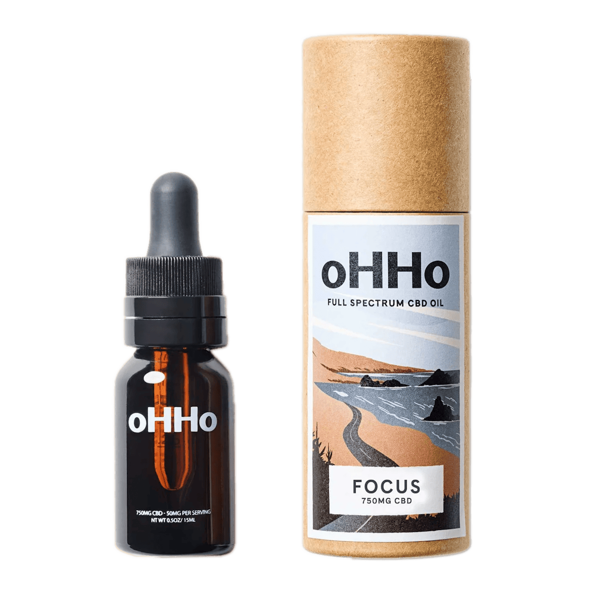 OHHO | Tincture | 750mg | Full Spectrum CBD Focus